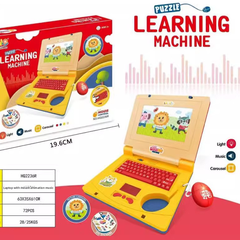Simulation Notebook with Lights and Music for Early Learning
