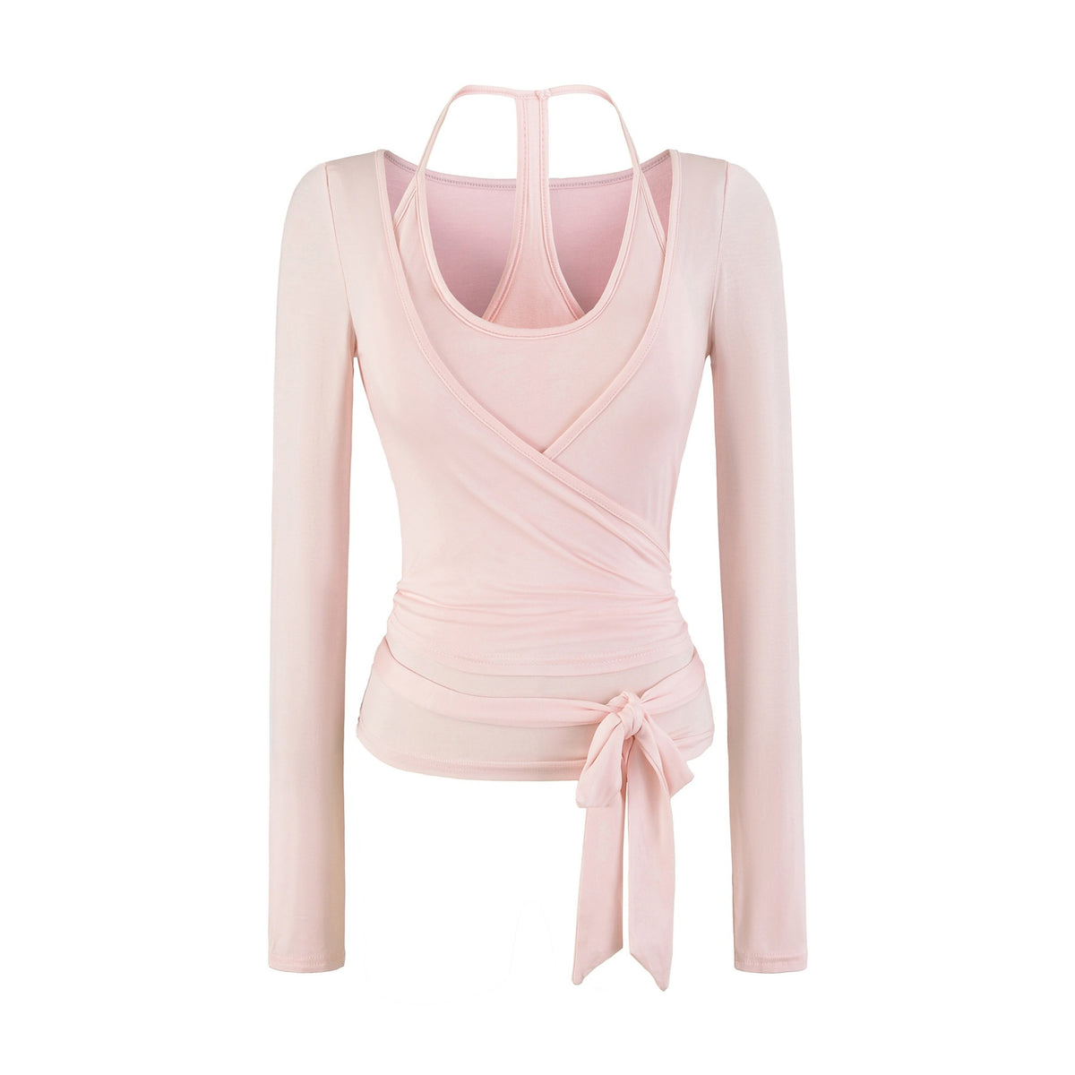 Crossover strap cardigan teemdrop