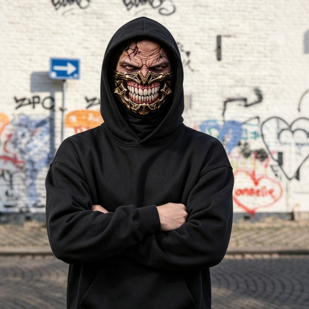 Scary Halloween Full Head Mesh Mask