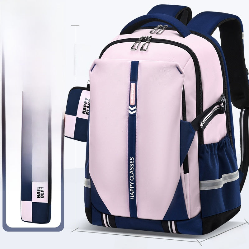 Spine-protecting school backpack for middle school students teemdrop