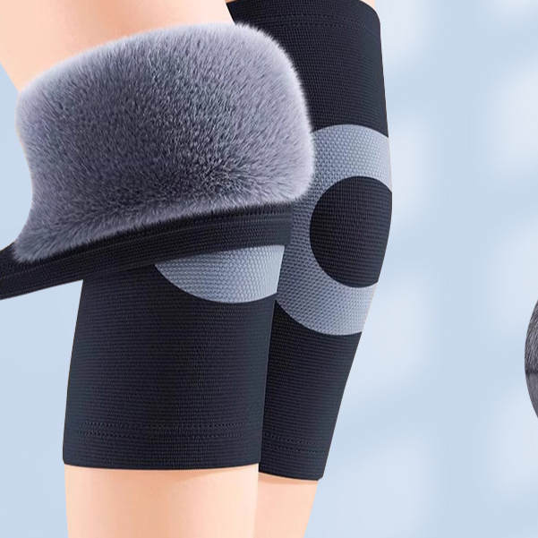Winter warm rabbit fur knee cap? teemdrop