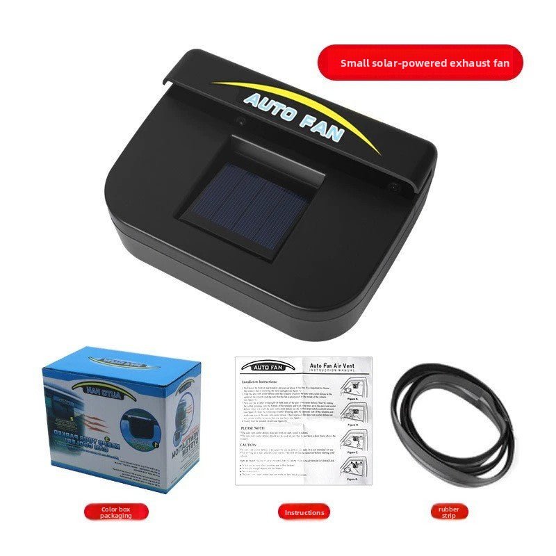 Solar USB Car Exhaust Fan Interior Air Circulator teemdrop
