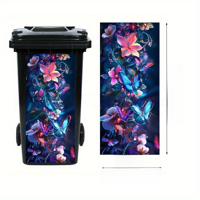 Self-Adhesive Waterproof Vinyl Trash Can Sticker teemdrop