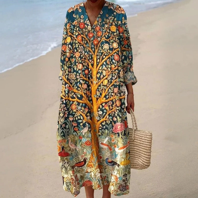 Long-Sleeve Dress teemdrop