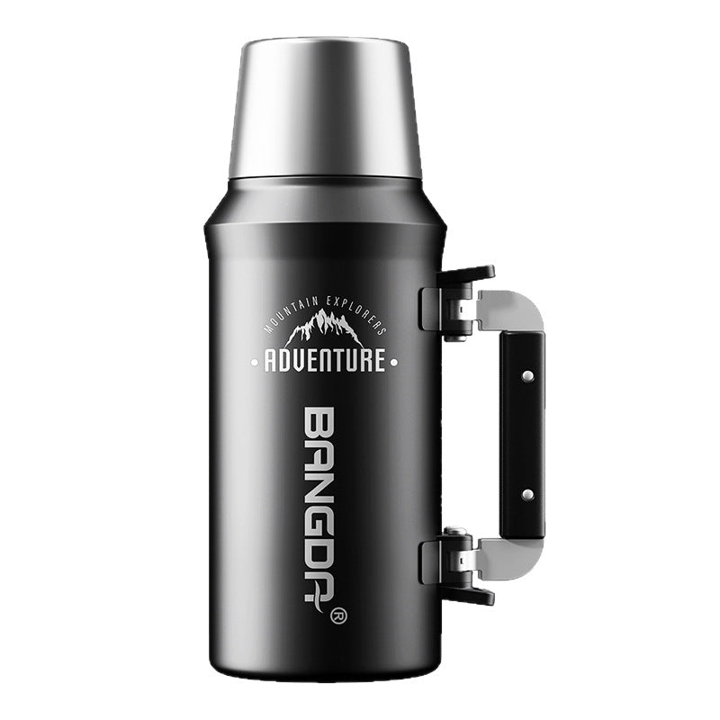 Stainless Steel Insulated Thermos Flask Large Capacity Outdoor Travel Water Bottle