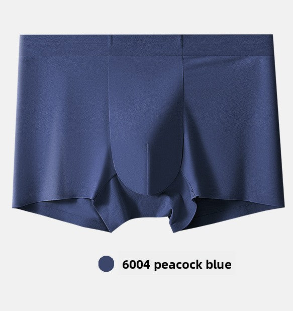100-Count Cotton Seamless Boxer Briefs Silk Antibacterial Breathable Mens Underwear