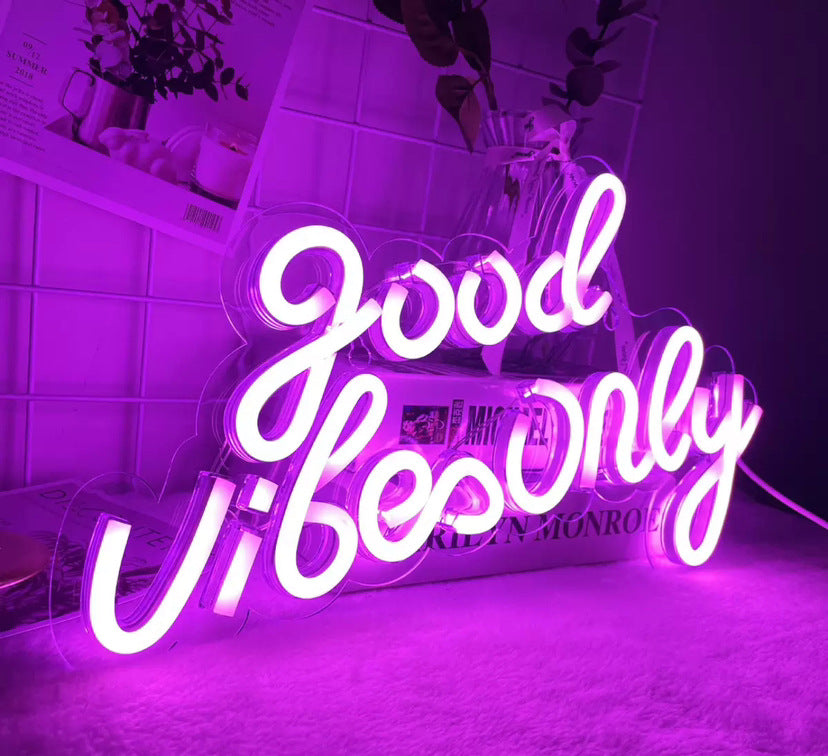 Custom LED Neon Sign Acrylic Decorative Light for Room Wedding Party teemdrop