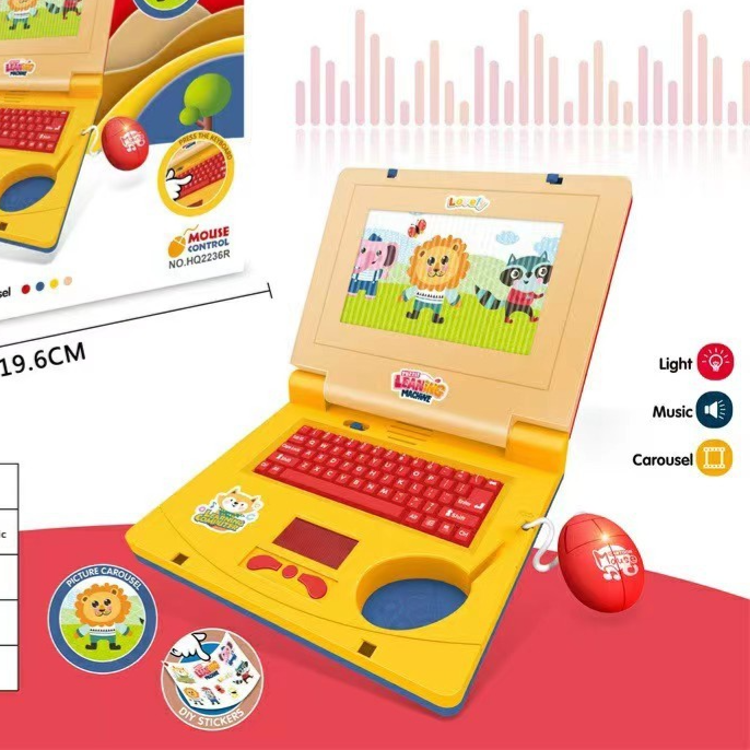 Simulation Notebook with Lights and Music for Early Learning