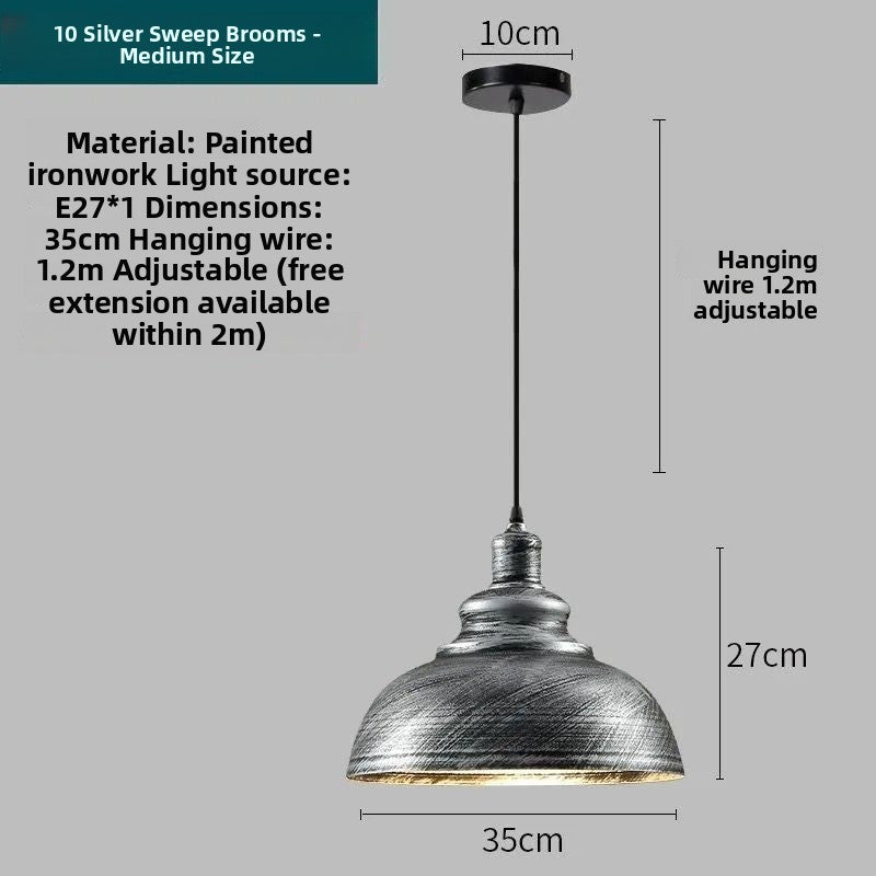 Iron Art Adjustable Ceiling Lamp