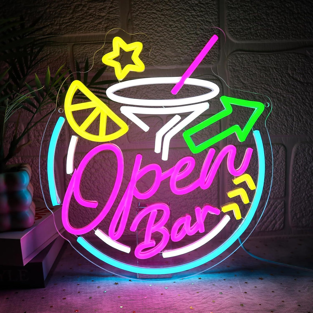 Dimmable LED Neon Sign Light teemdrop