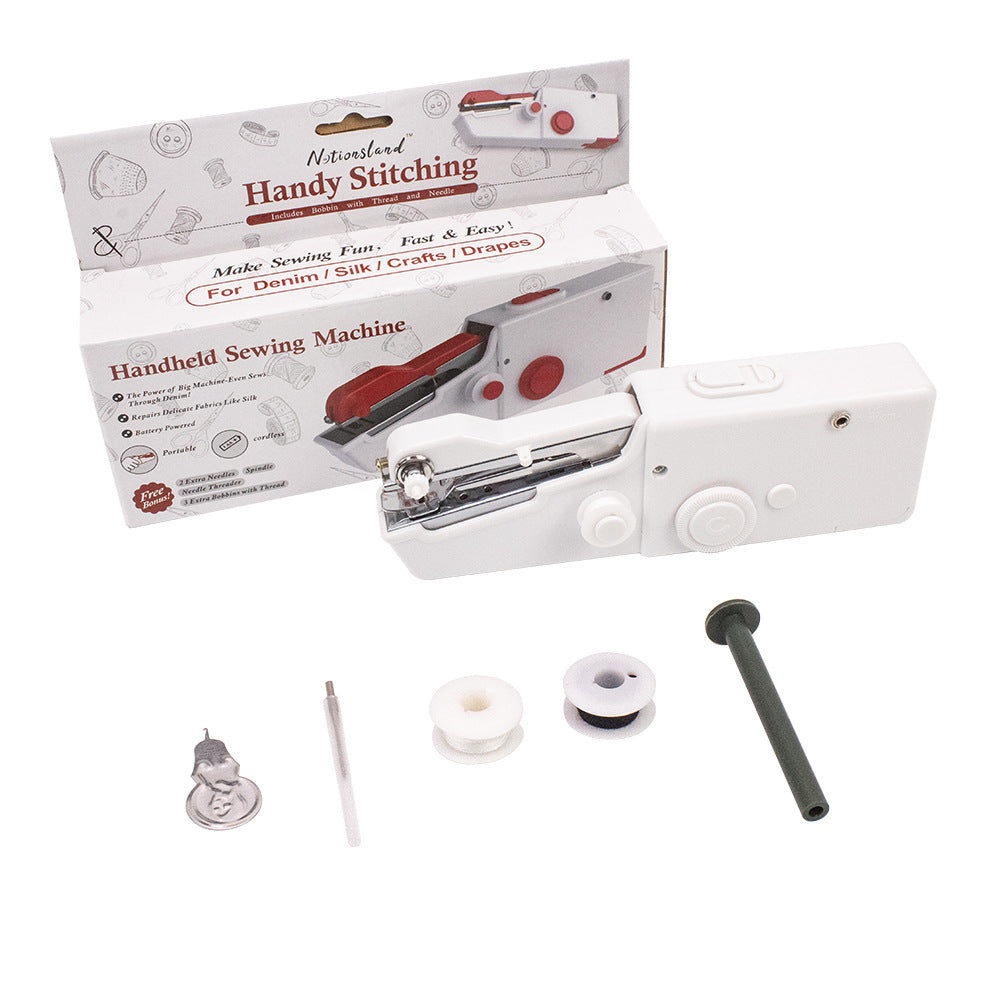 D&D Handheld Electric Household Sewing Machine USB Plug-In Sewing Machine Small Portable Mini Sewing Machine teemdrop