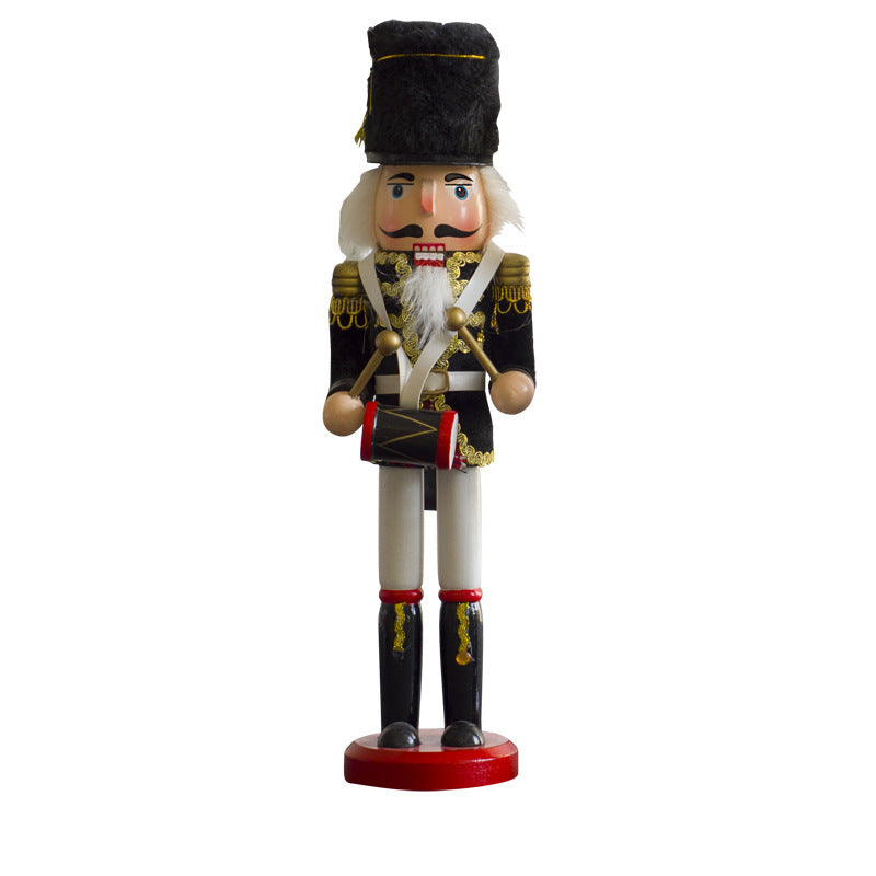Russian Soldier Nutcracker Wooden Decoration Doll
