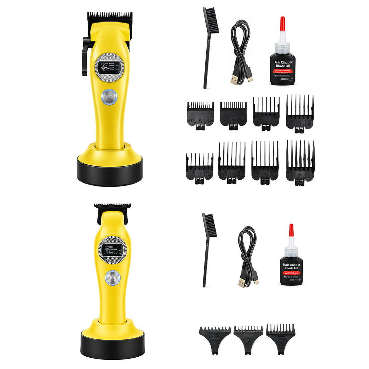 High-Speed Brushless Cordless Hair Clipper with DLC Ceramic Blade and Long Battery Life teemdrop
