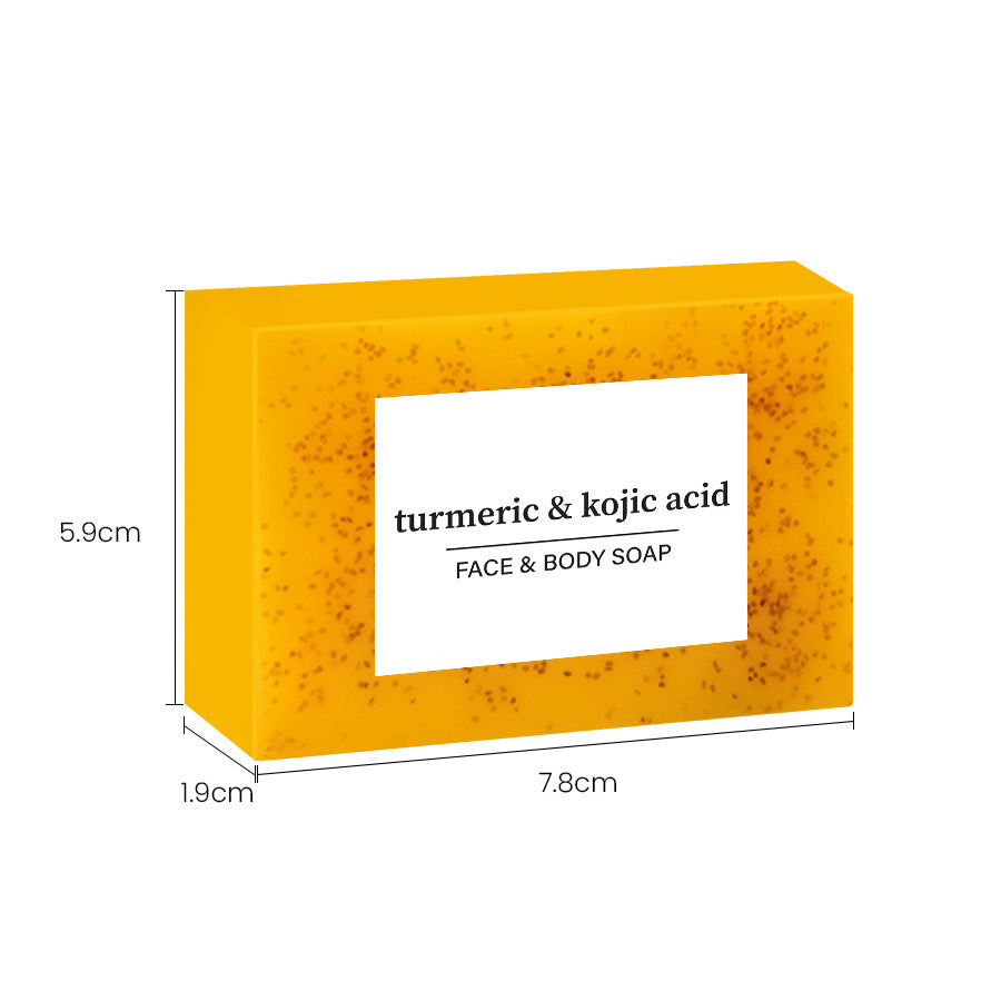 Turmeric Lemon Cold Process Handmade Soap teemdrop
