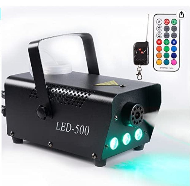 Remote control stage fog machine