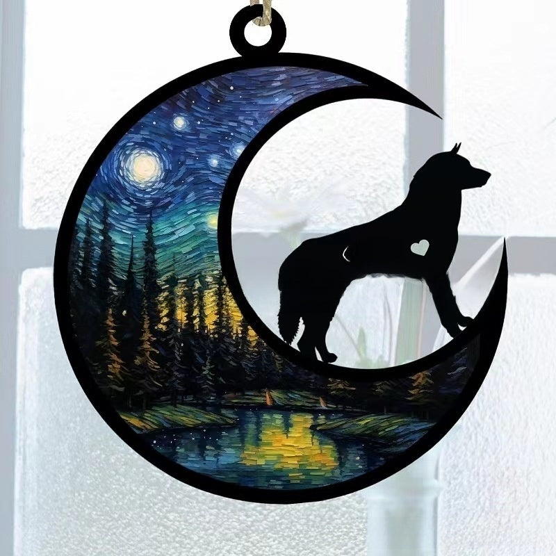 Dog Cat Window Hanging Ornament Personalized Gift