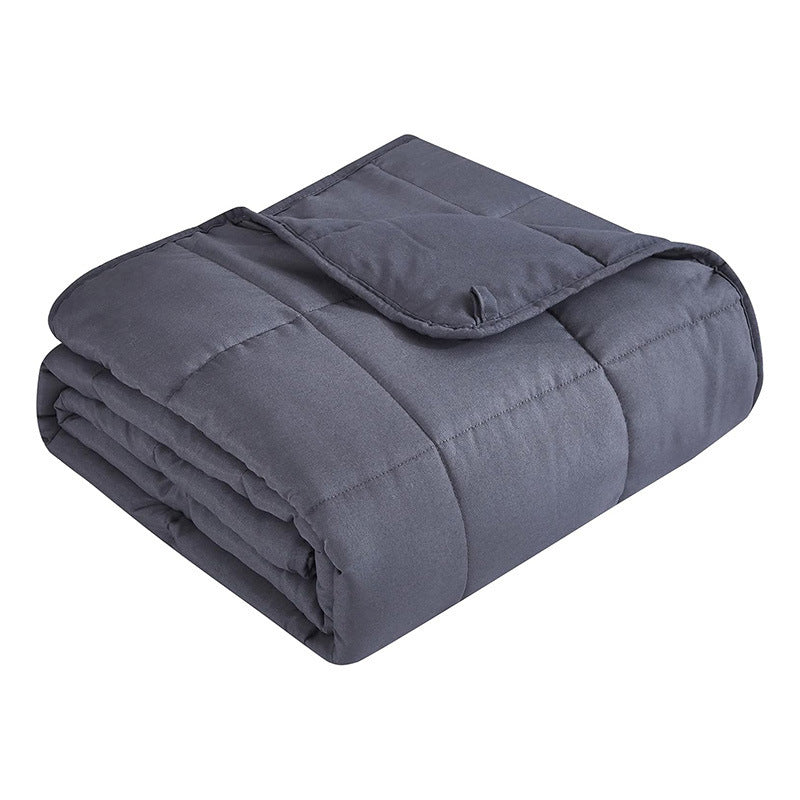 Quilted Microfiber Weighted Blanket for Sleep & Relaxation, Multiple Sizes and Weights teemdrop