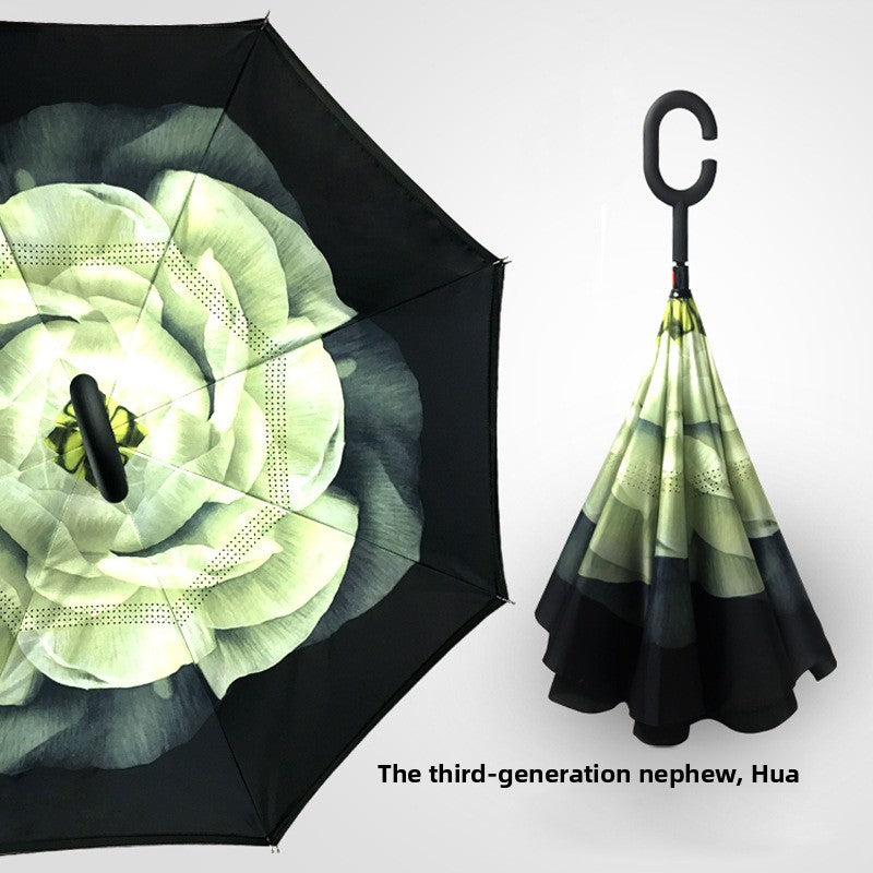 Reverse double-layer umbrella