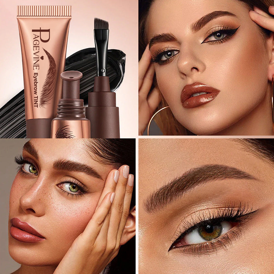 Eyebrow tint that is water-resistant