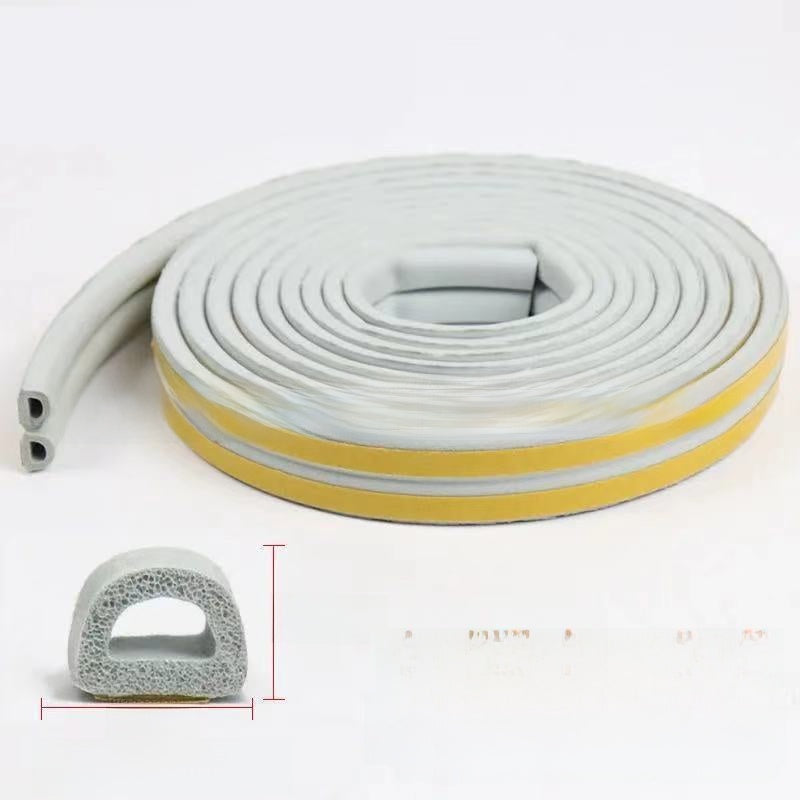 EPDM Foam Rubber Self-Adhesive Sealing Strip for Doors and Windows 6m Roll teemdrop