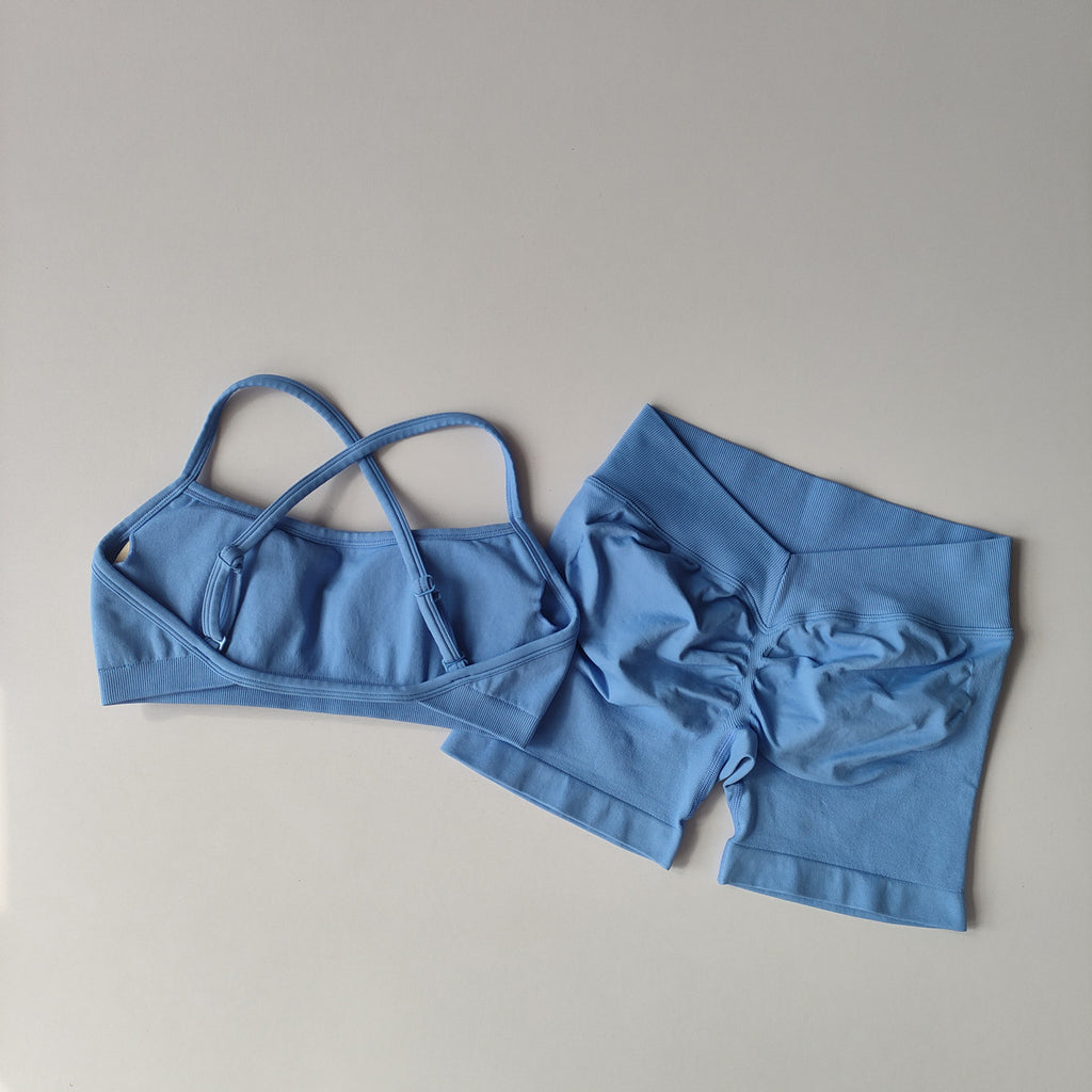 Women's Seamless Yoga Sports Suit teemdrop