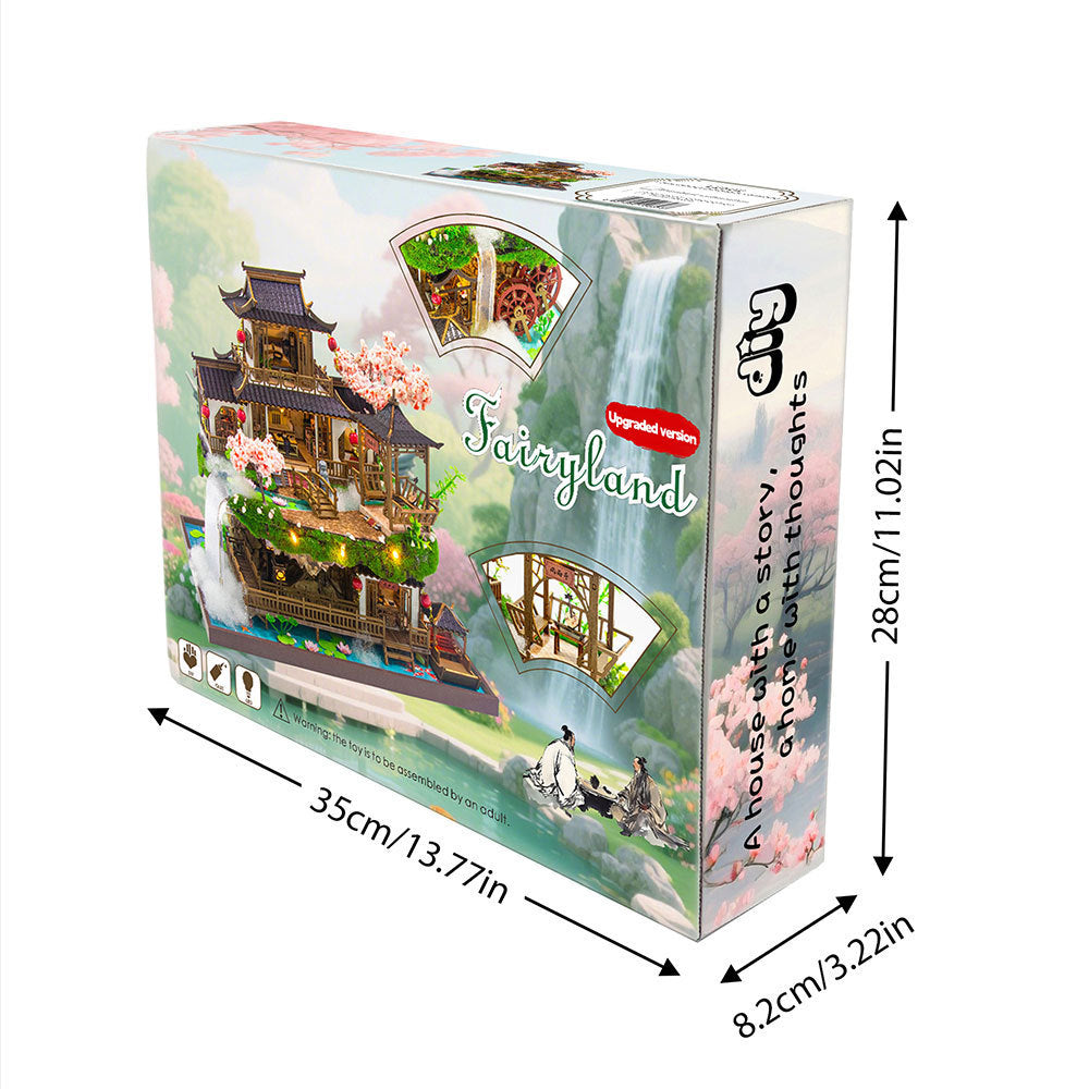 3D Fairyland House Model with Light and Sound Building Kit