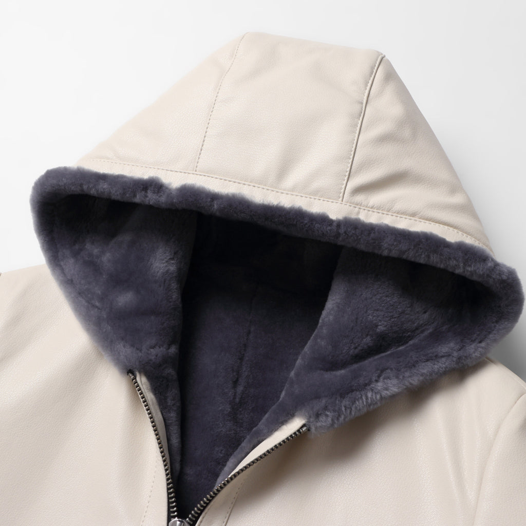 Men's winter leather-and-fur jacket teemdrop