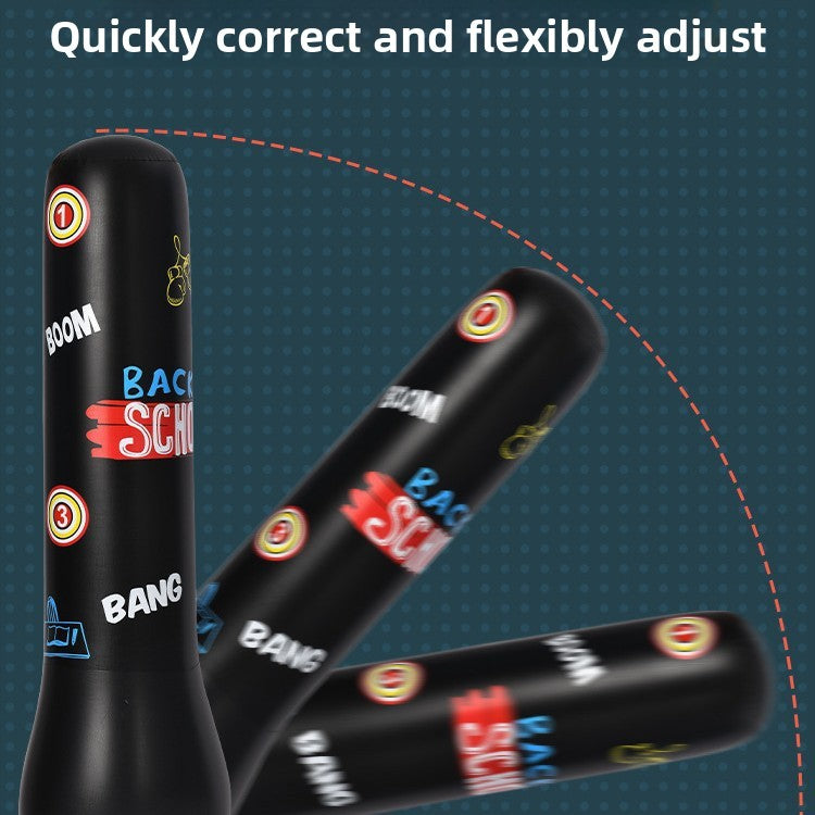 Inflatable Punching Bag with Digital Targets teemdrop