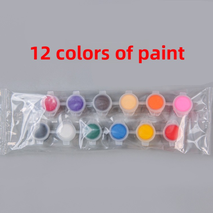 Portable Acrylic Paint Strip Set