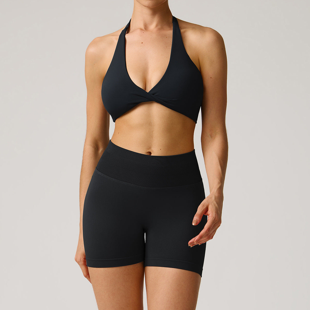 Women's Seamless Two-Piece Workout Set teemdrop