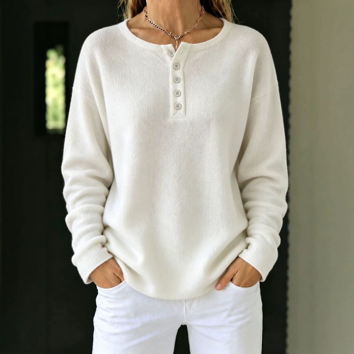 Women's Solid Color Button-Up Knit Cardigan Long Sleeve Casual Outerwear Coat teemdrop