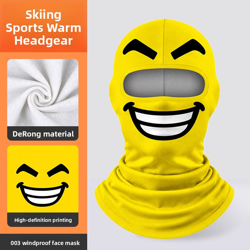 3D Digital Printed Milk Silk Balaclava Ski Motorcycle Face Mask teemdrop