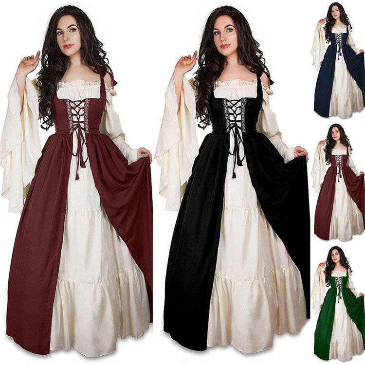 Medieval Court Two-Piece Performance Dress