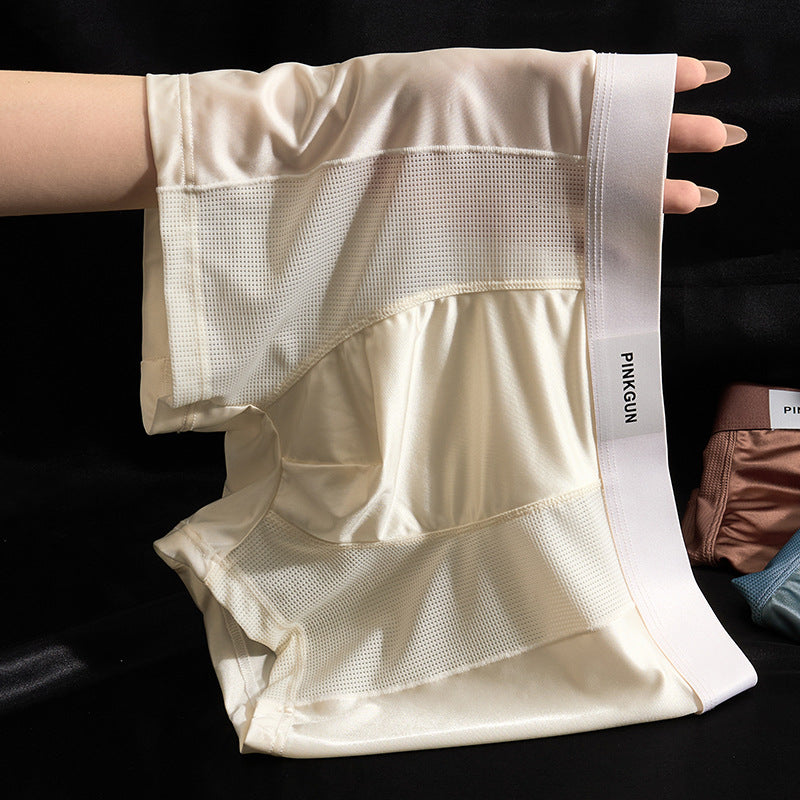 Mens Antibacterial Breathable Boxer Briefs