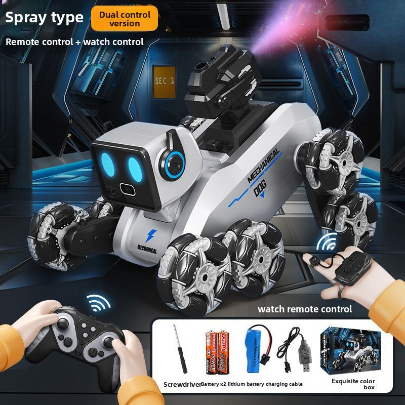 Intelligent remote-controlled robot dog