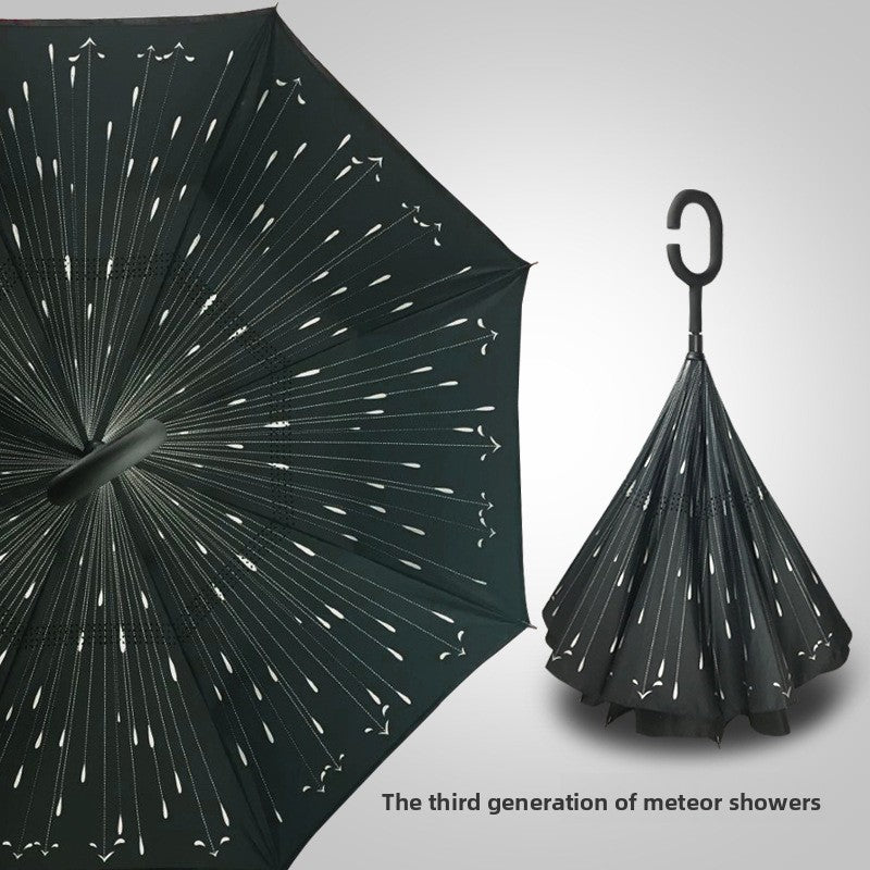 Reverse double-layer umbrella