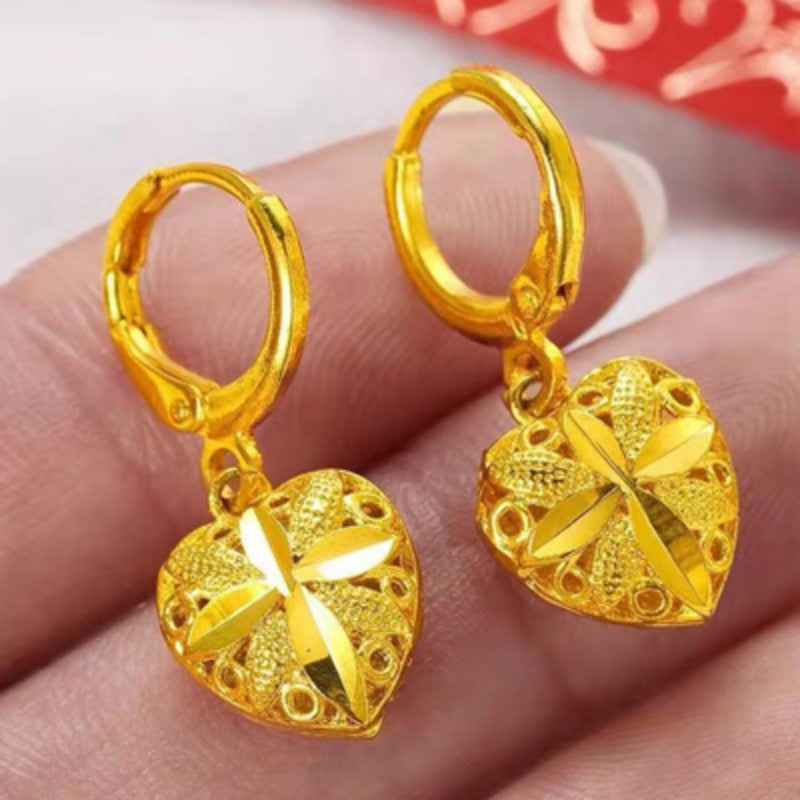 Women's Gold-Plated Alloy Earrings
