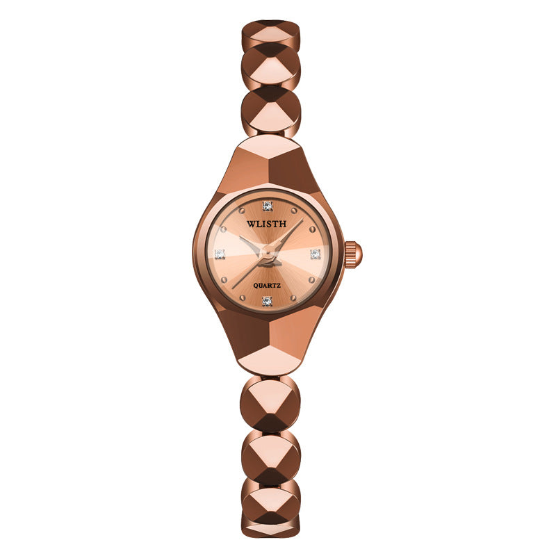 Minimalist Waterproof Quartz Watch for Women with Alloy Strap teemdrop