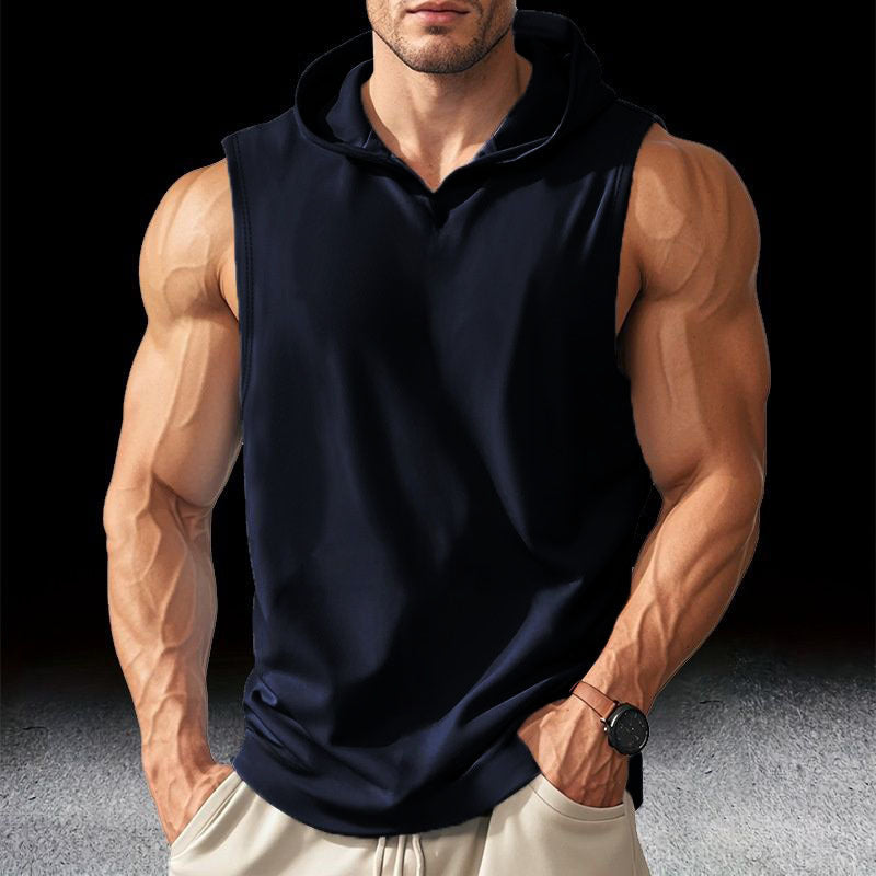 Lightweight Sleeveless Hooded Vest for Men