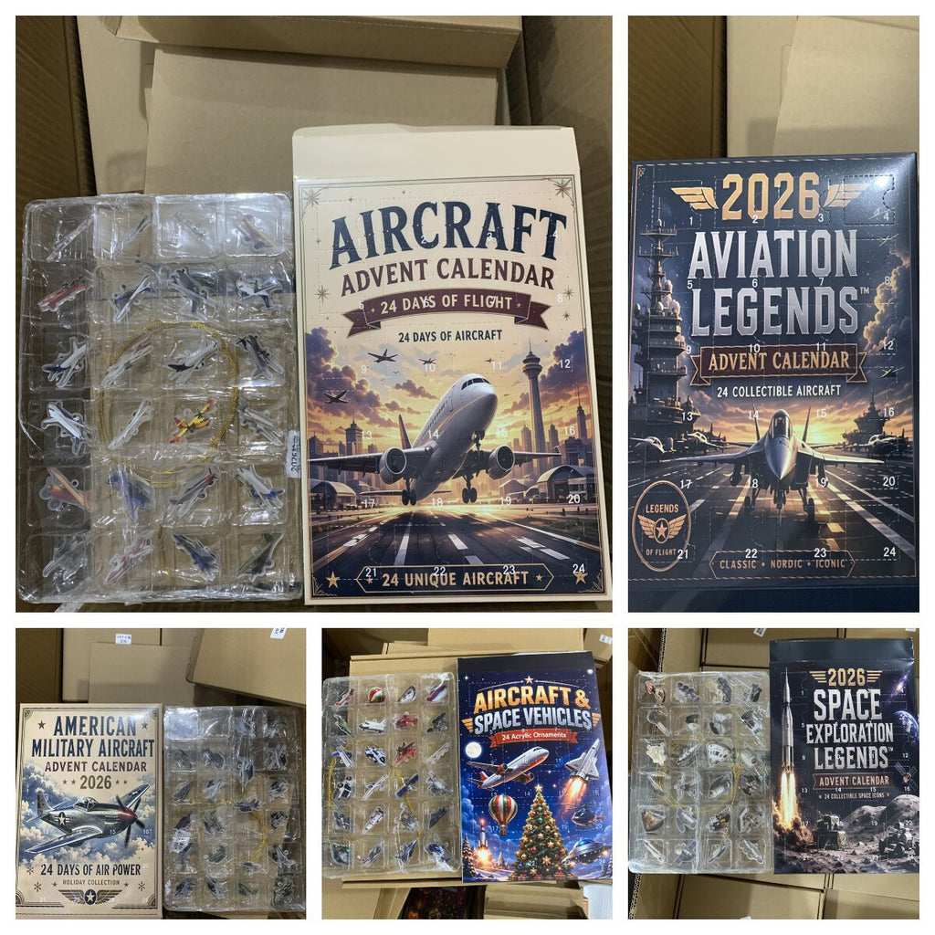 Aircraft Series Blind Box Advent Calendar Christmas Toy