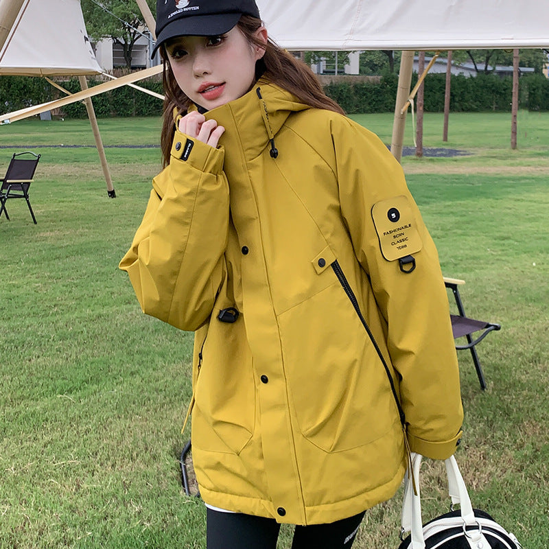 Unisex Windproof Polyester Jacket teemdrop