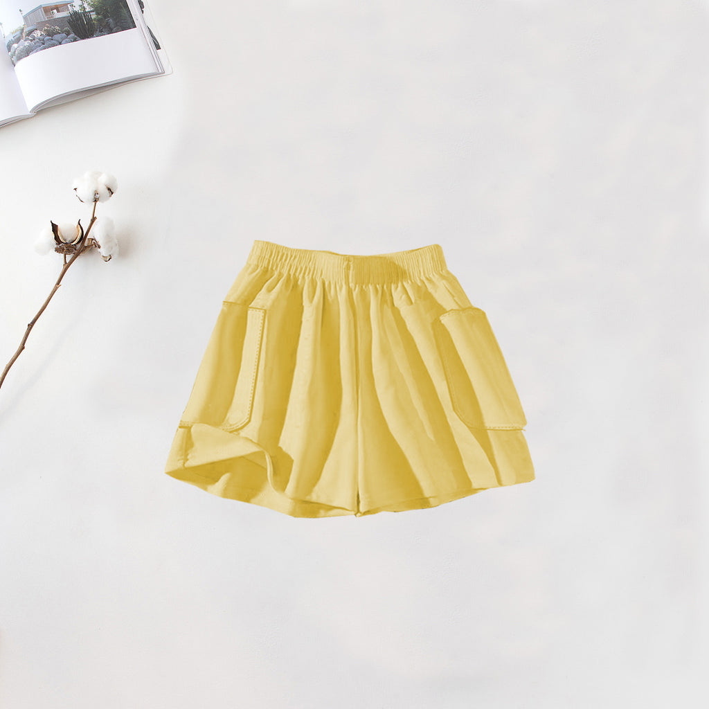 Cotton Home Pants Pajama Pants Women's Summer Shorts Loose Casual Home Outer Wearing Thin Double Pockets