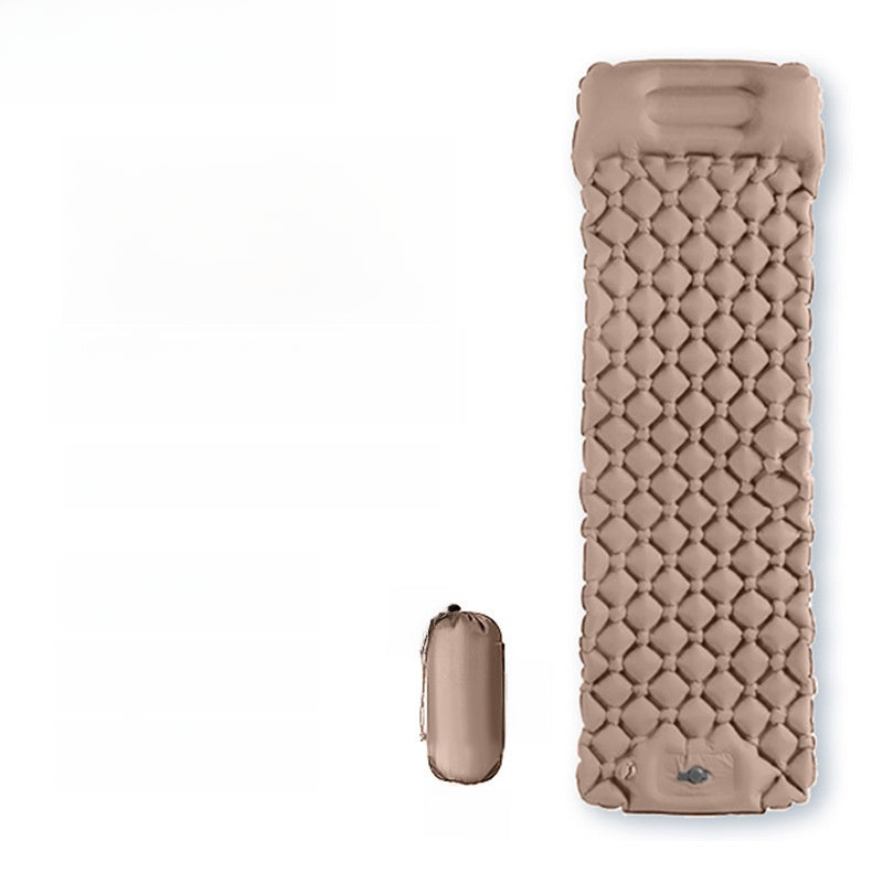 Ultra-Light Foot-Operated Automatic Inflatable Camping Mattress with Pillow teemdrop