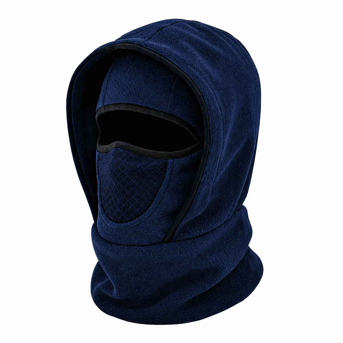 Winter Warm Polar Fleece Integrated Face Mask Hat teemdrop