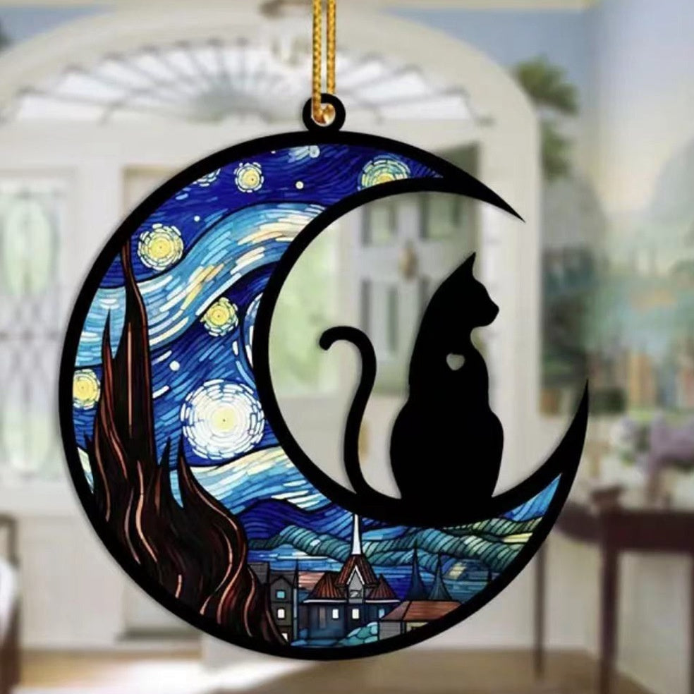 Dog Cat Window Hanging Ornament Personalized Gift