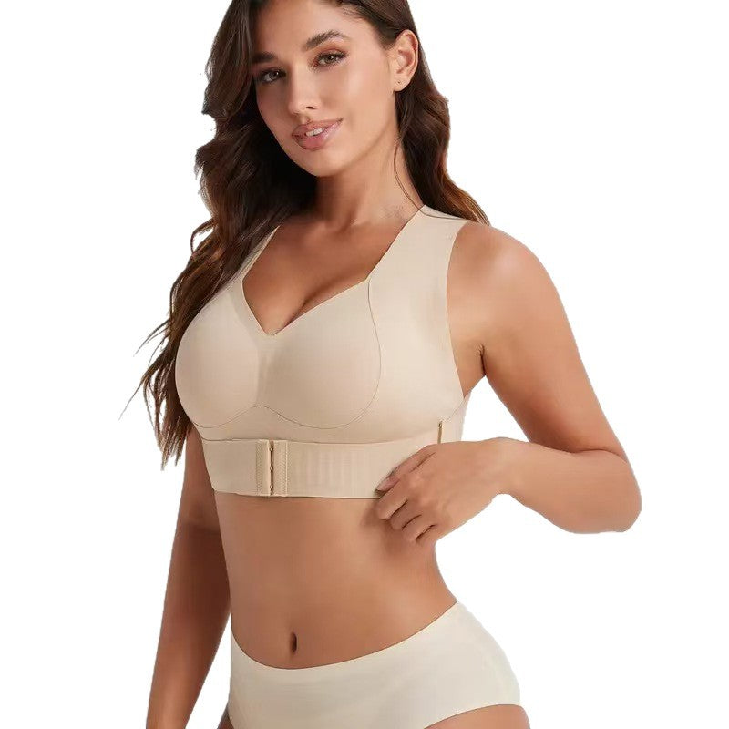 Large-size Bra-style Breathable Push-up Anti-sagging Pull-up Sports Underwear