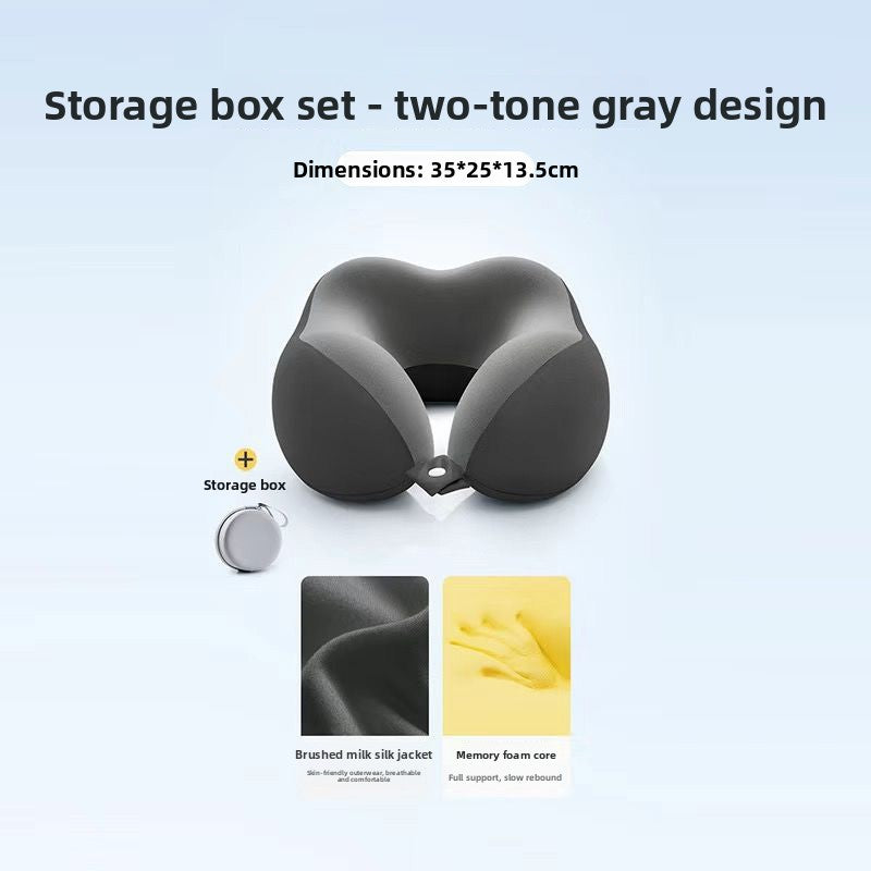 Ergonomic U-Shaped Memory Foam Travel Pillow