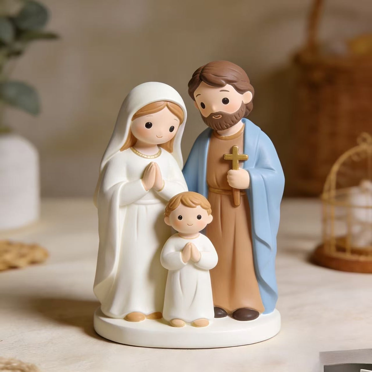 Holy Family Nativity Resin Ornament