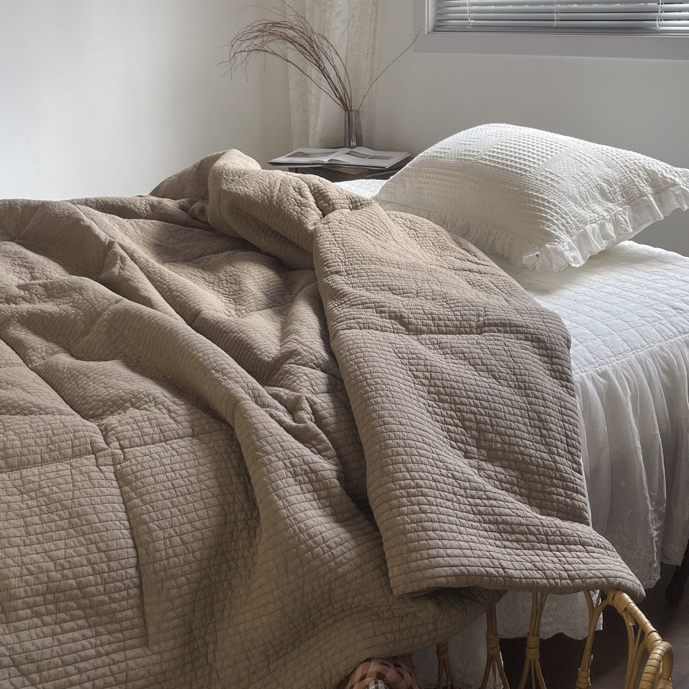 Korean Sand Wash Cotton Quilt