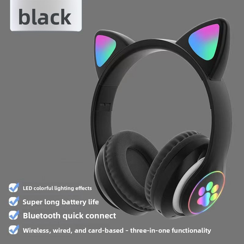 Glowing Cat Ear Headphones